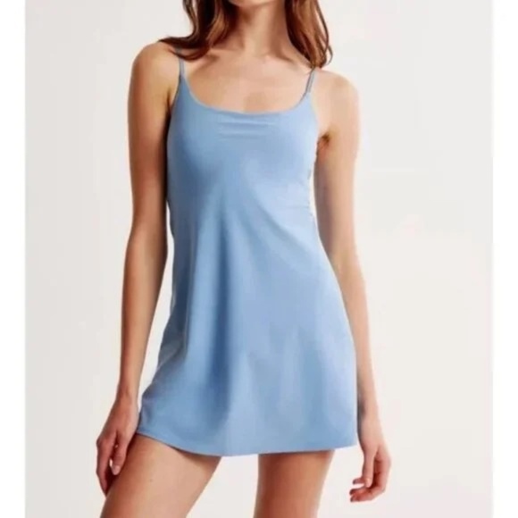 Abercrombie & Fitch | Size M | Blue Traveler Polo Romper Dress - Picture 1 of 7